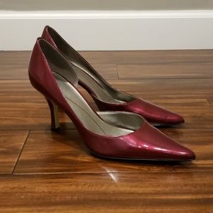 Anne Klein Red Patent Leather Heels